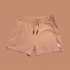 Young LA Los Angeles Body Building Sweat Shorts Pink mauve Size L